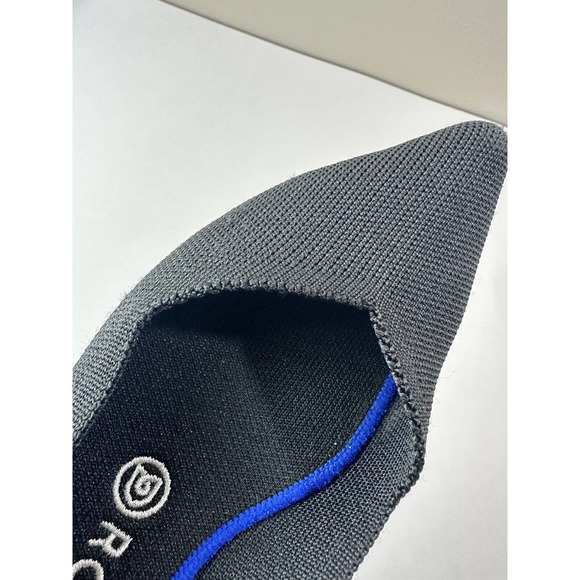 Rothy's The Point Black Solid Textile Ballet Flats Shoes Women's Size 9.5 - Picture 11 of 15